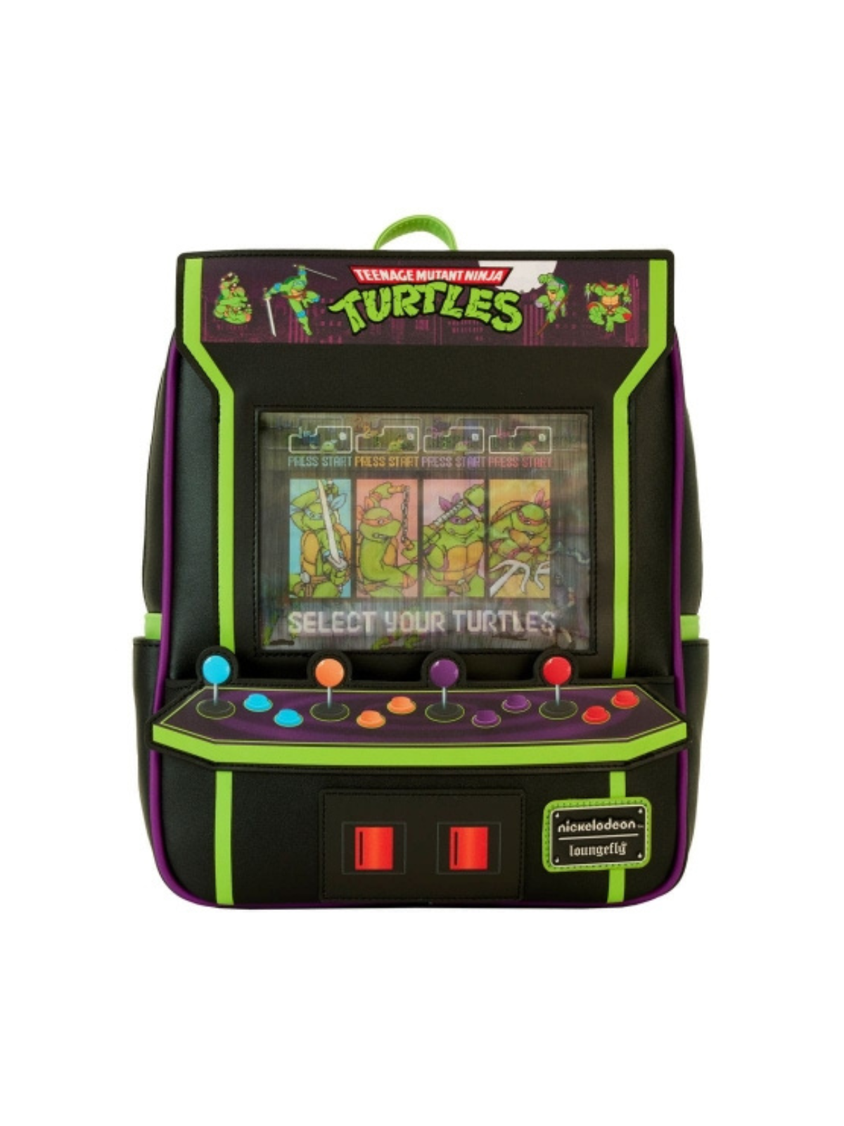 Sac à dos Vintage arcade Les tortues ninja LOUNGEFLY