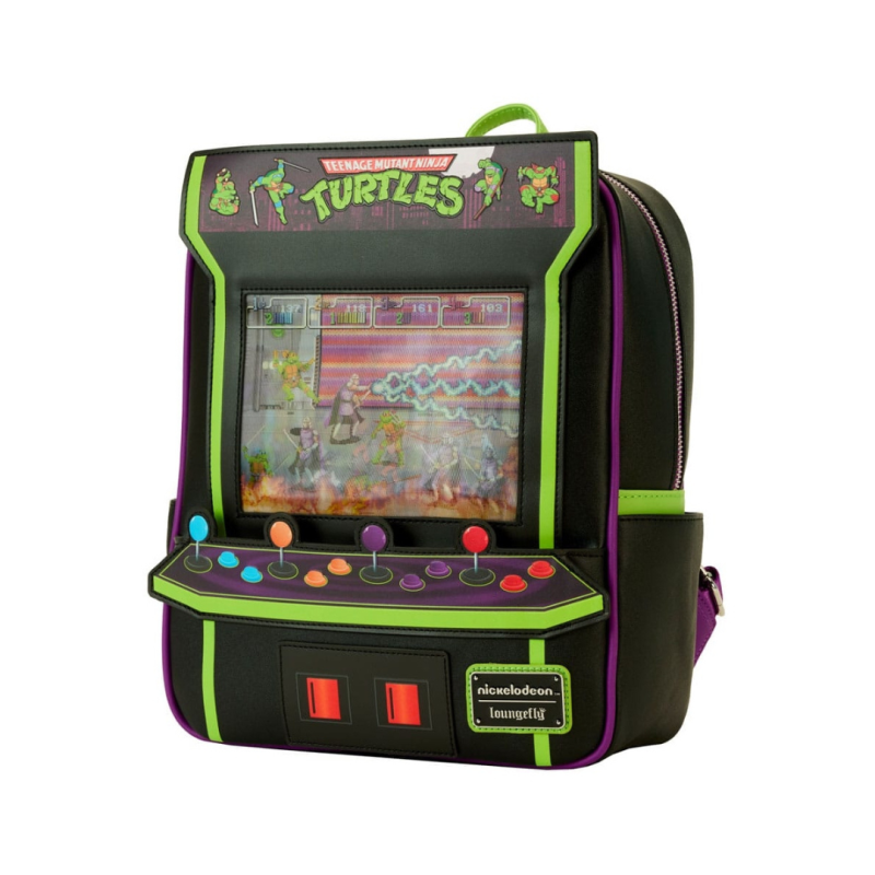 Sac à dos Vintage arcade Les tortues ninja LOUNGEFLY