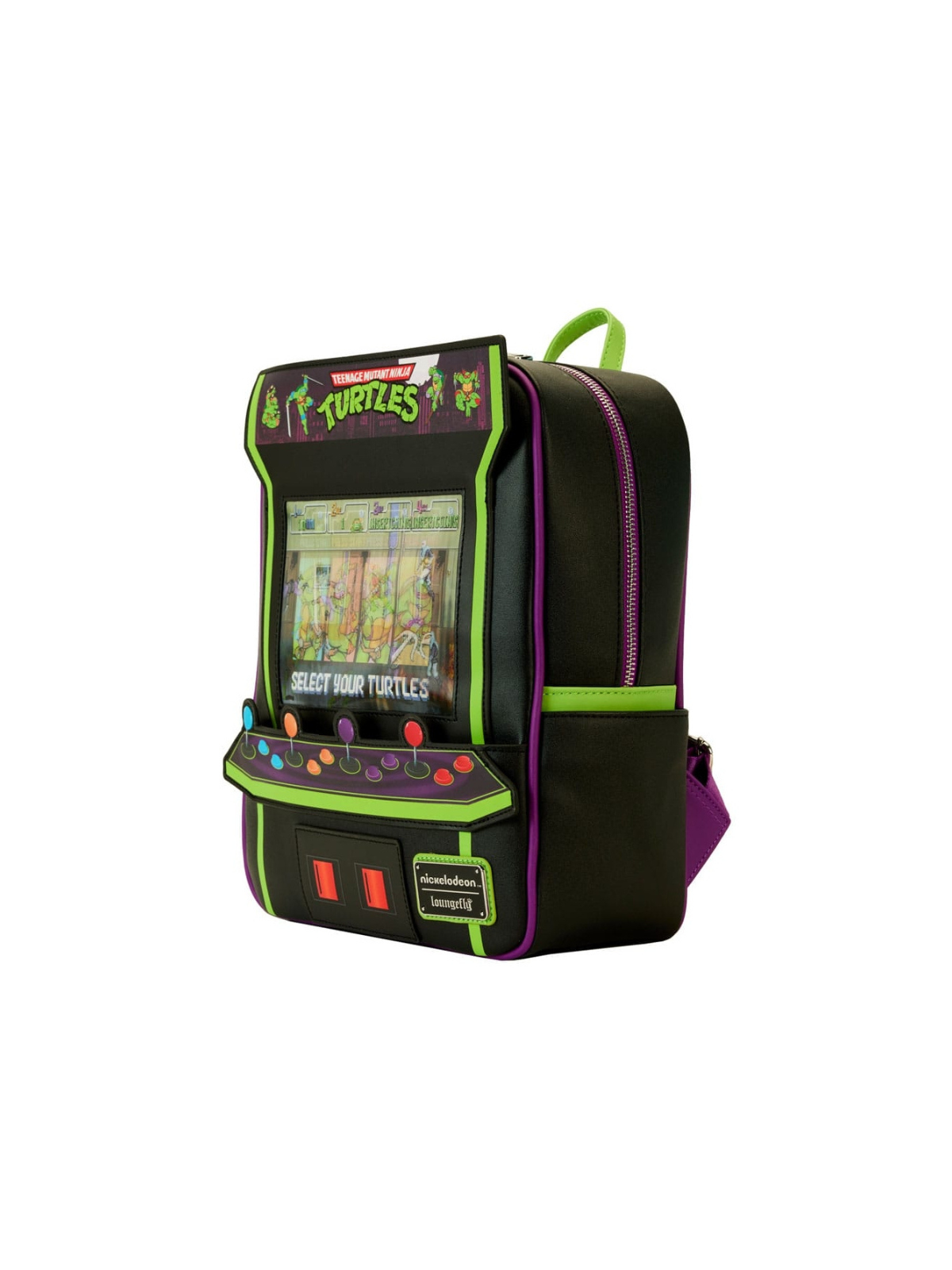 Sac à dos Vintage arcade Les tortues ninja LOUNGEFLY