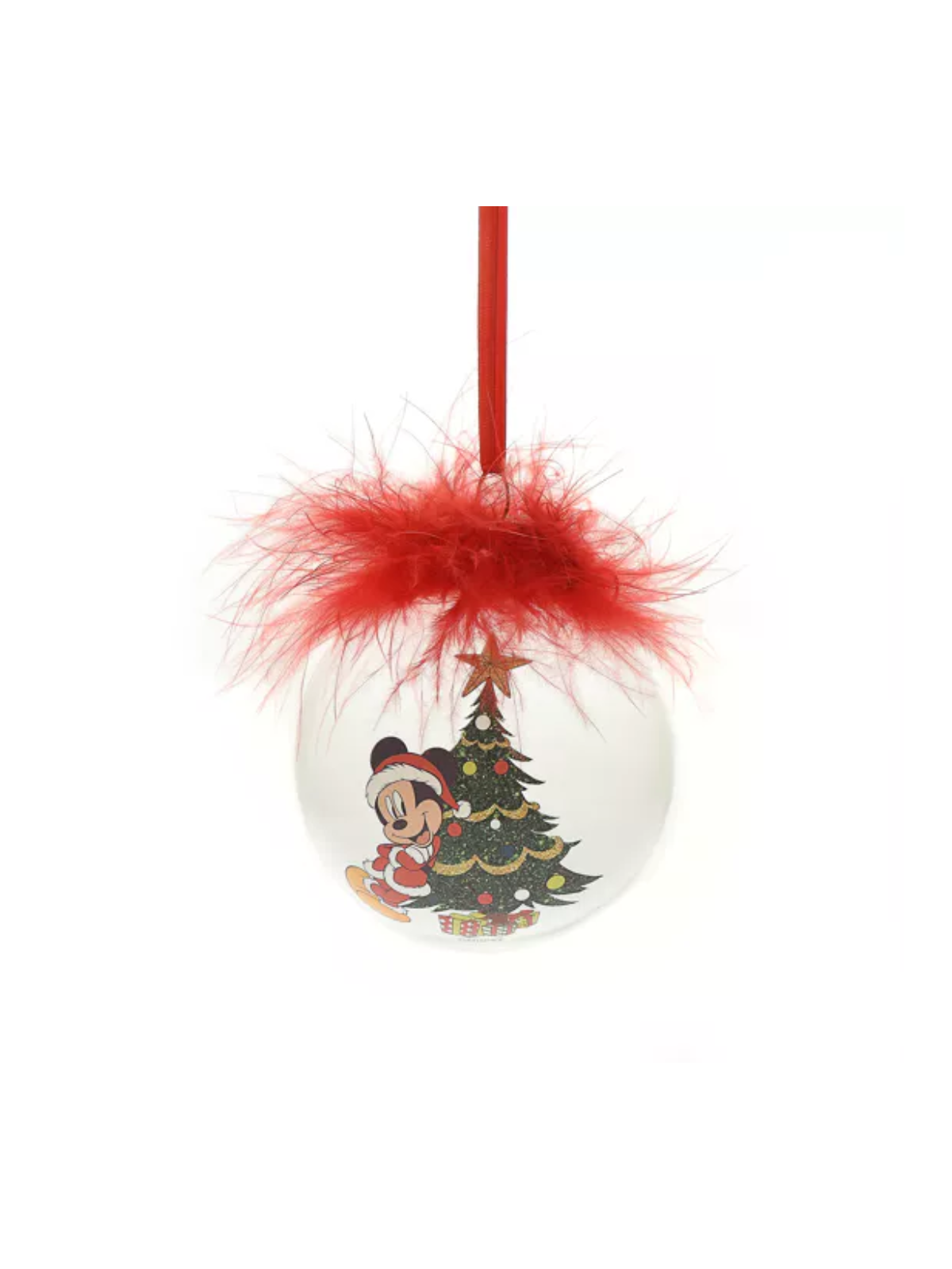 Mickey Boule de noël Fluffy