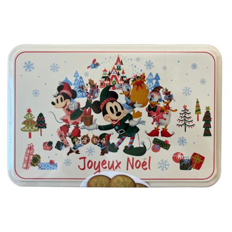 Sablés Pur Beurre Joyeux Noël Mickey et Minnie Disneyland Paris
