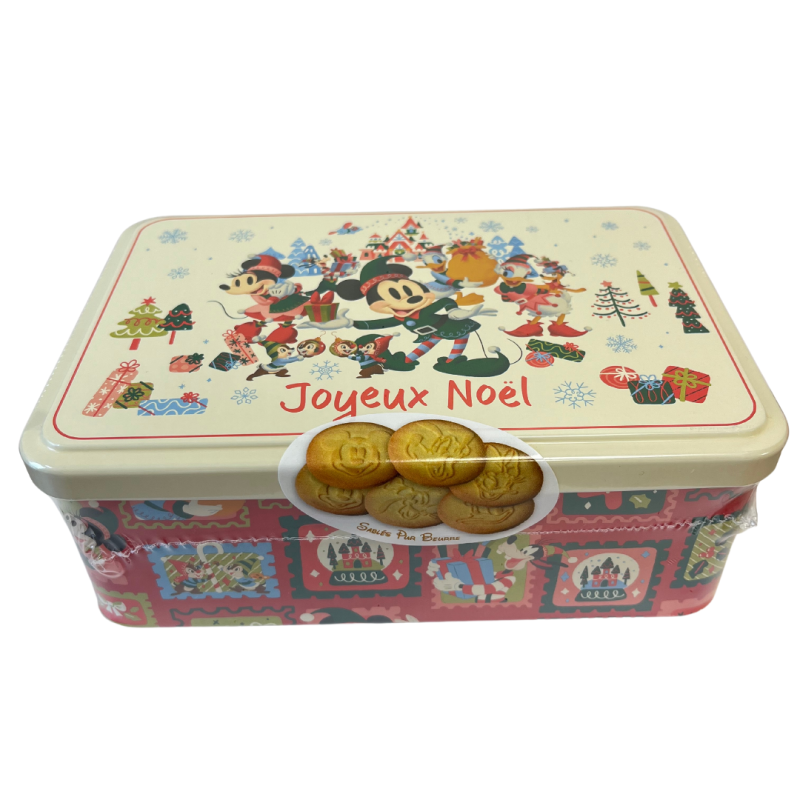 Sablés Pur Beurre Joyeux Noël Mickey et Minnie Disneyland Paris