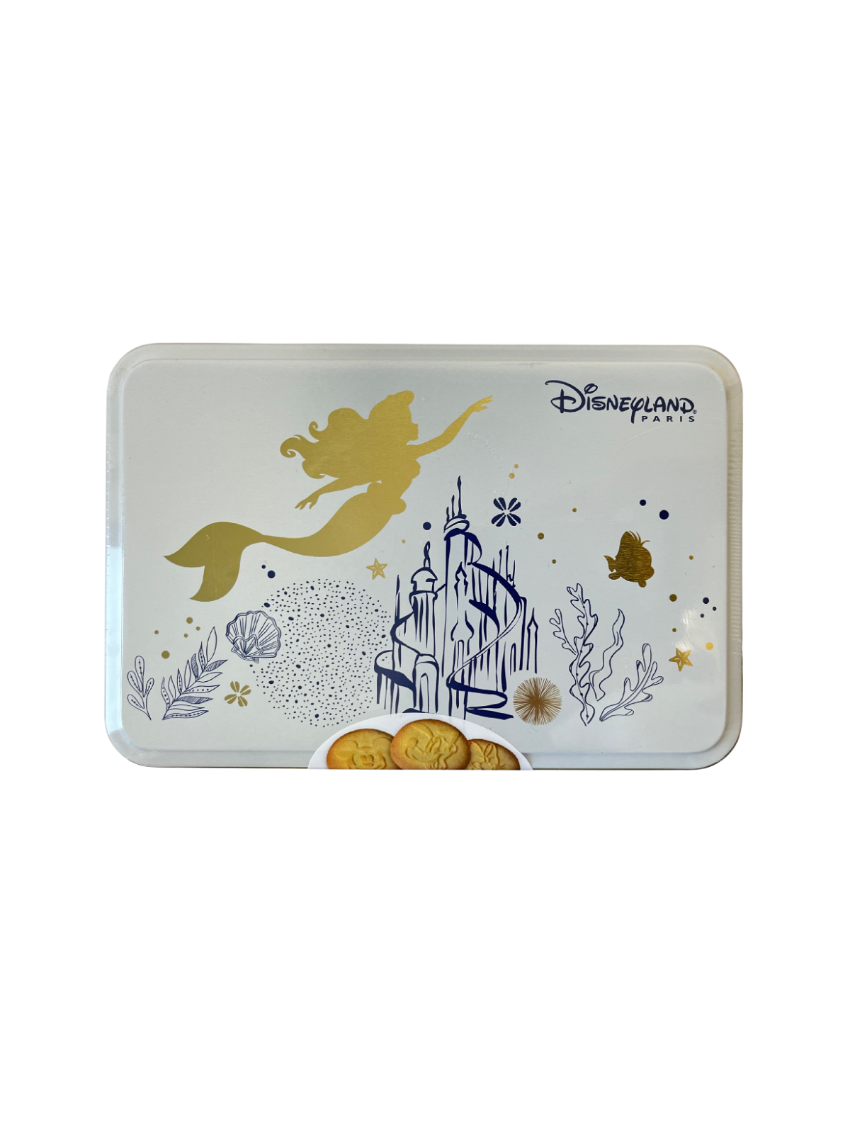 Boîte métal La petite Sirène Sablés Pur Beurre Disneyland Paris