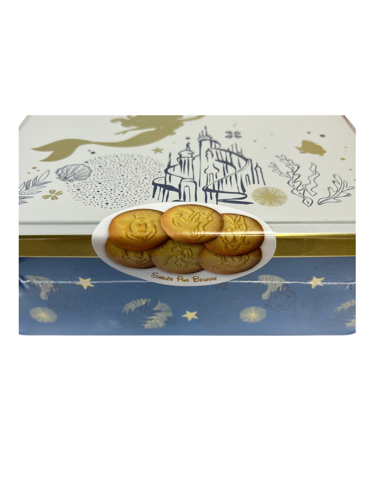 Boîte métal La petite Sirène Sablés Pur Beurre Disneyland Paris