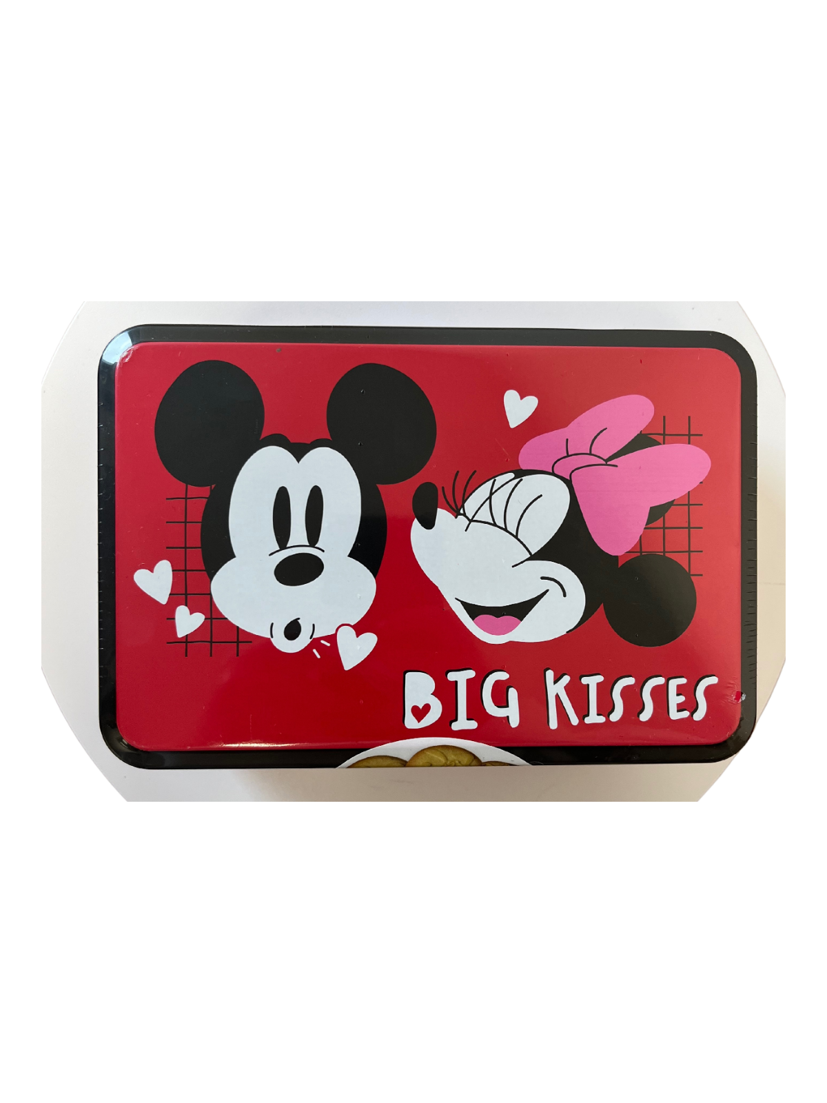 Boîte métal Mickey et Minnie Big Kisses Disneyland Paris