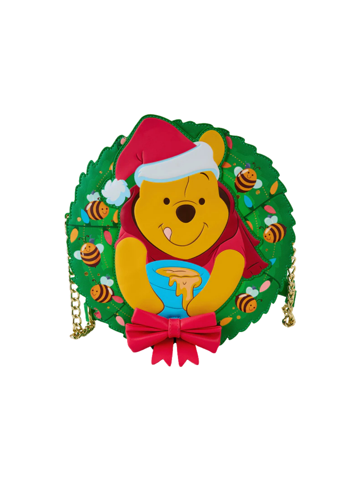 Sac bandoulière Stuck in Wreath Winnie l'Ourson Loungefly