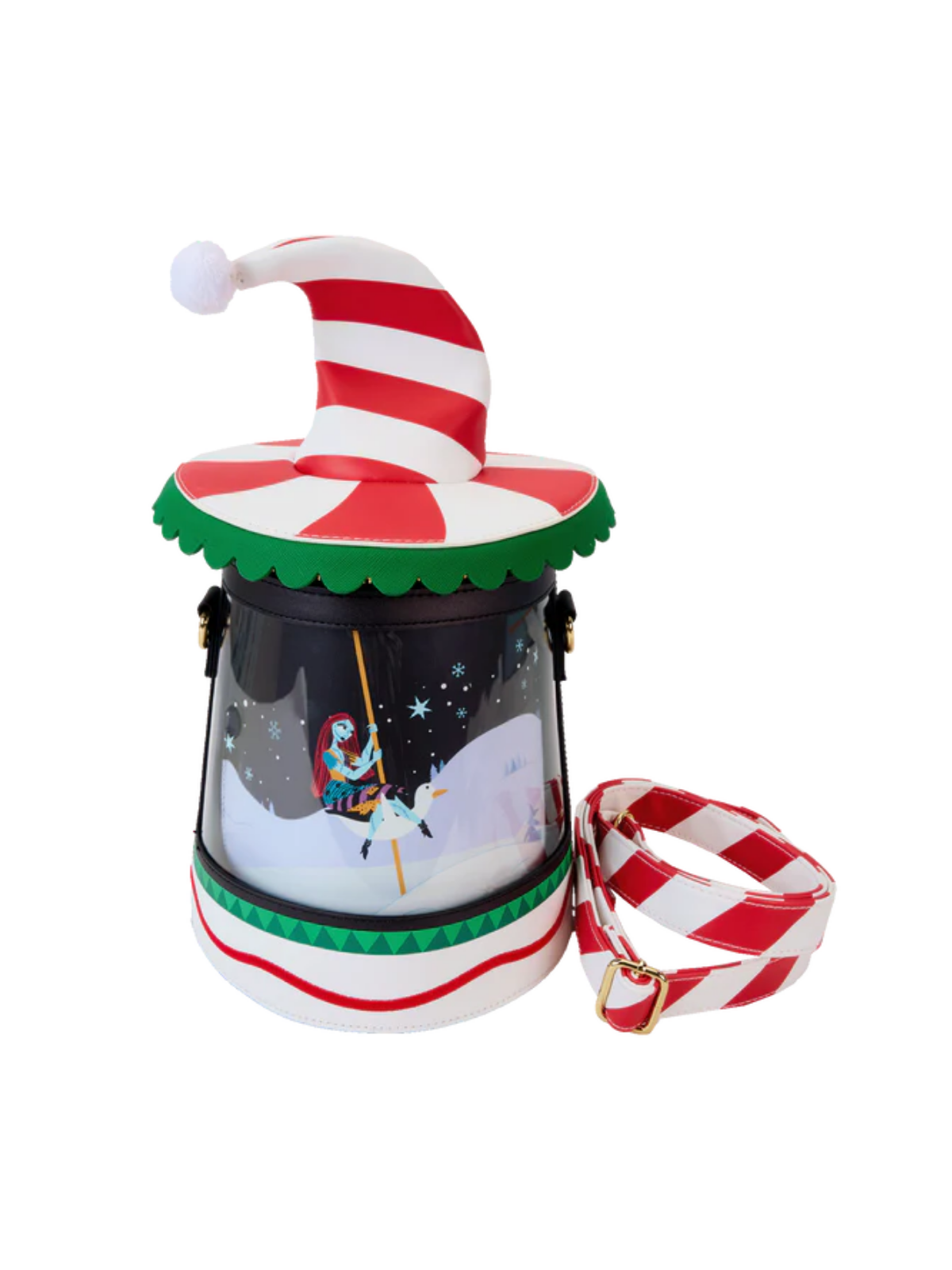 Sac Bandoulière Candy Cane Jack l'Etrange Noël de Mr Jack Loungefly