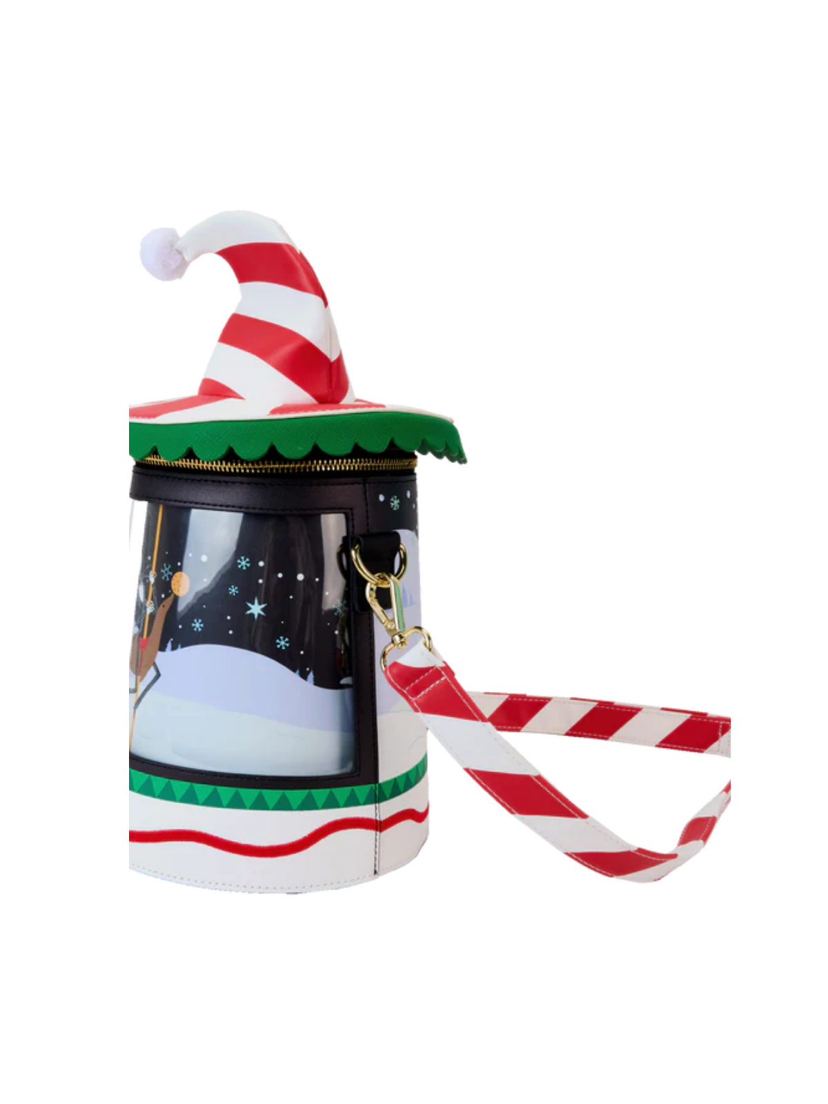 Sac Bandoulière Candy Cane Jack l'Etrange Noël de Mr Jack Loungefly
