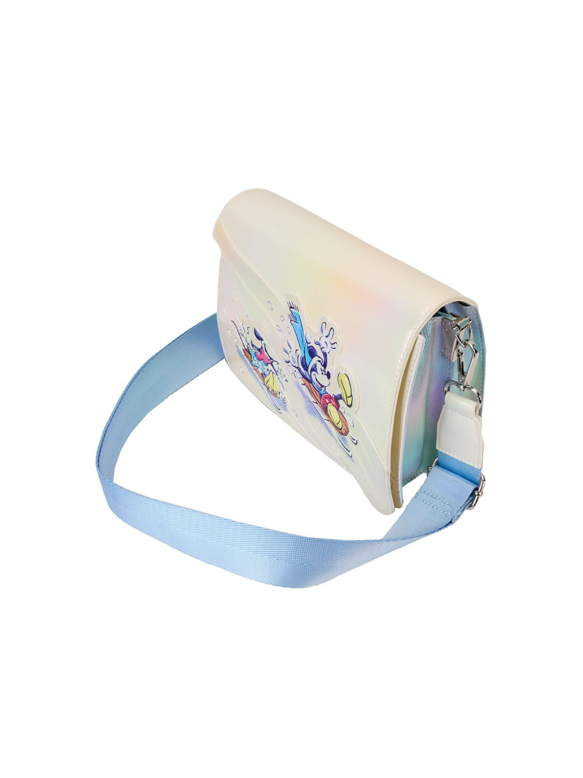 Sac à bandoulière winter wonderland Mickey and friends LOUNGEFLY