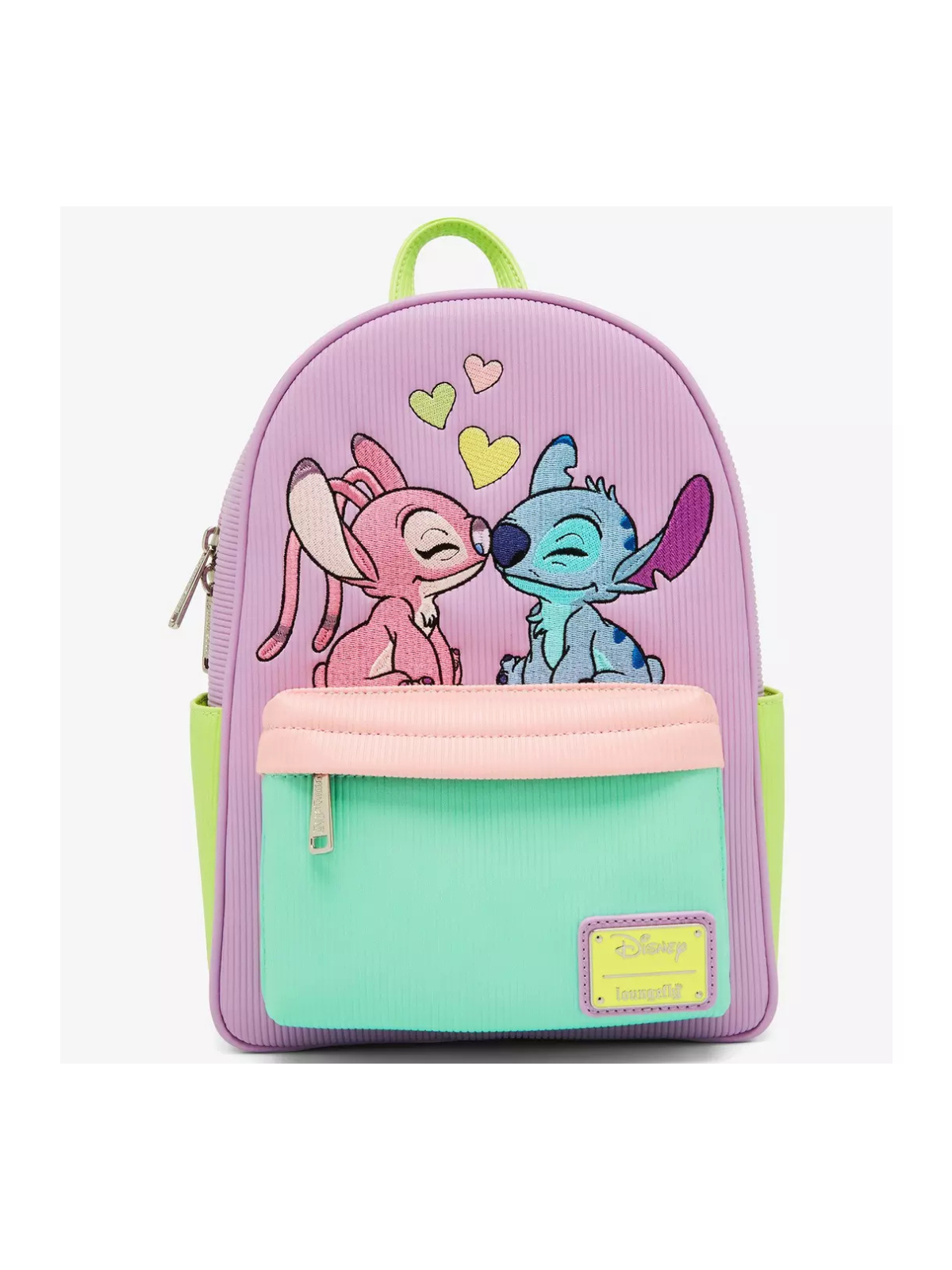 Sac à dos the series Angel and Stitch corduroy LOUNGEFLY