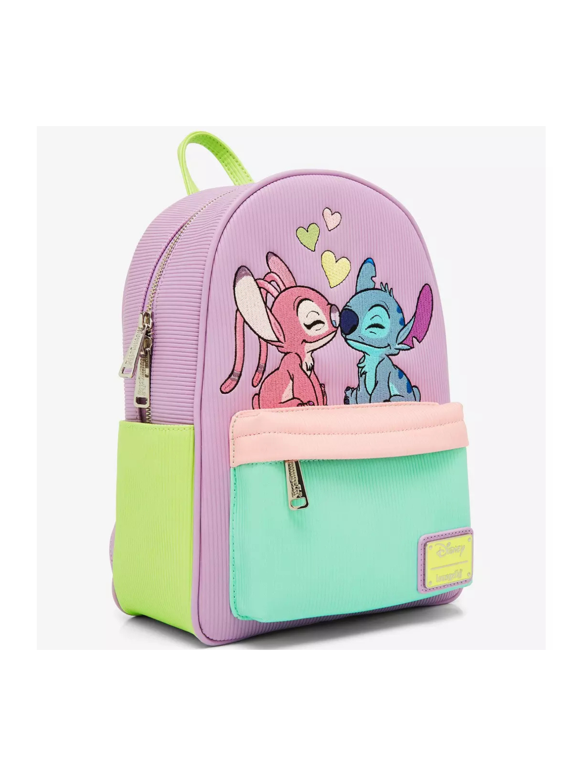 Sac à dos the series Angel and Stitch corduroy LOUNGEFLY