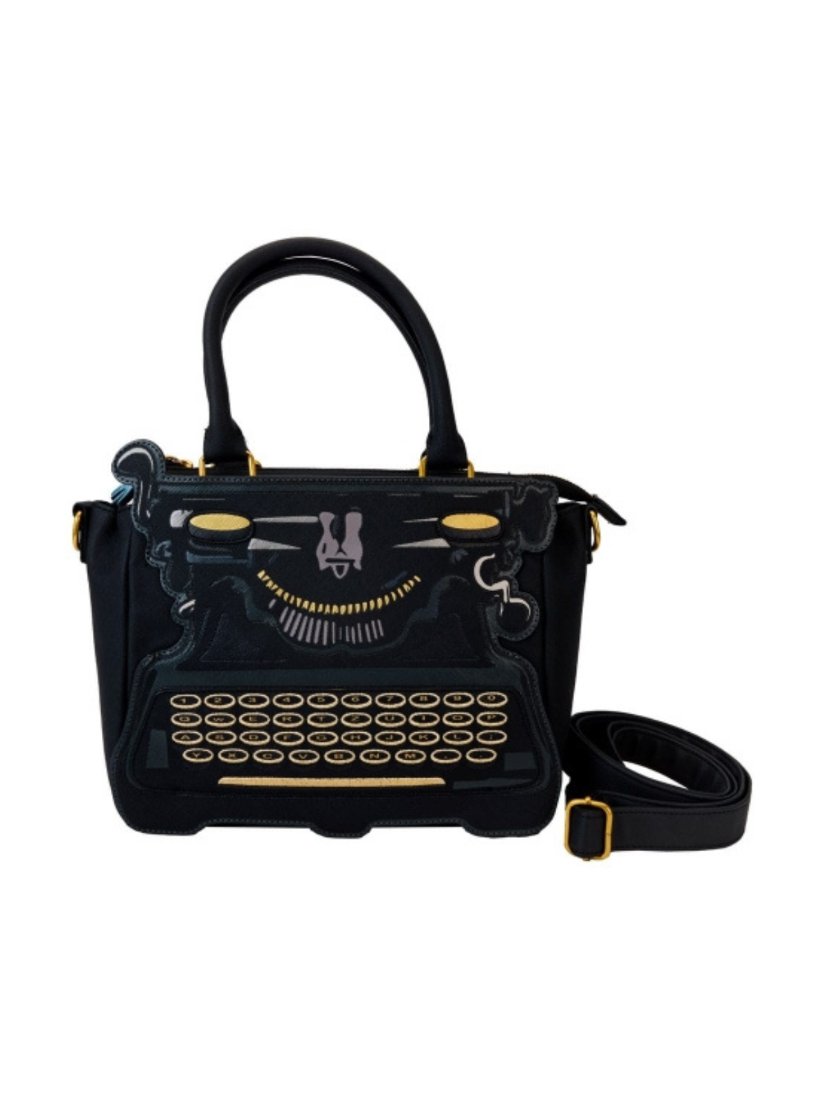 Sac à bandoulière machine à écrire Mercredi LOUNGEFLY