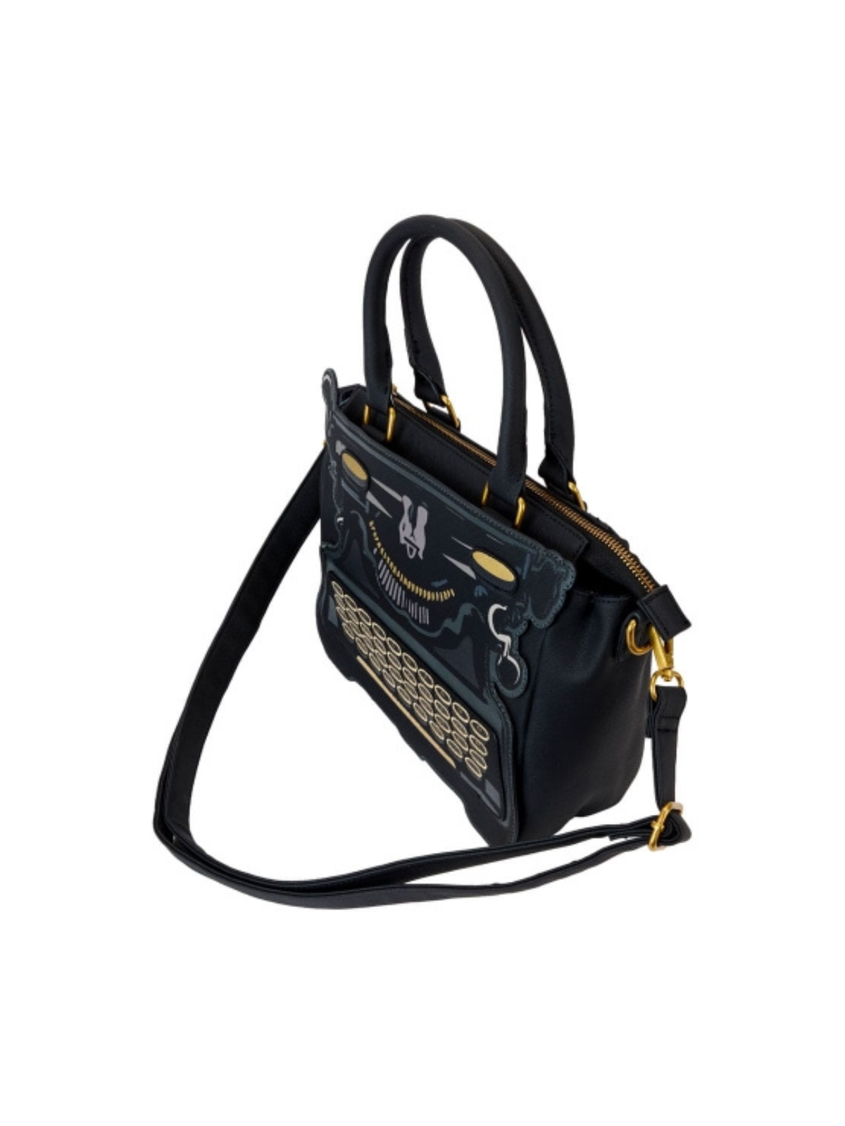 Sac à bandoulière machine à écrire Mercredi LOUNGEFLY