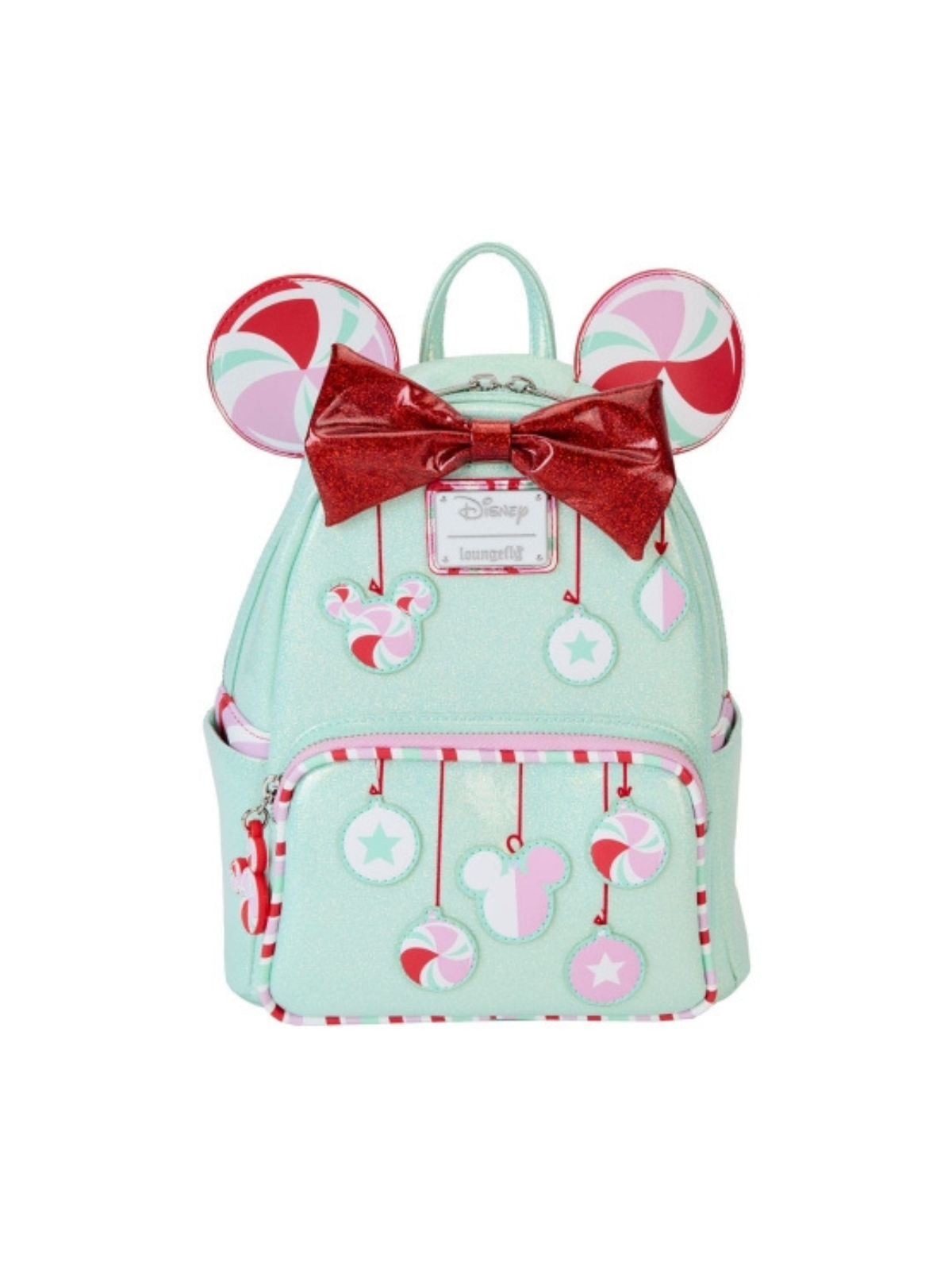 Sac à dos Holiday pepermint ornements Minnie Mouse LOUNGEFLY