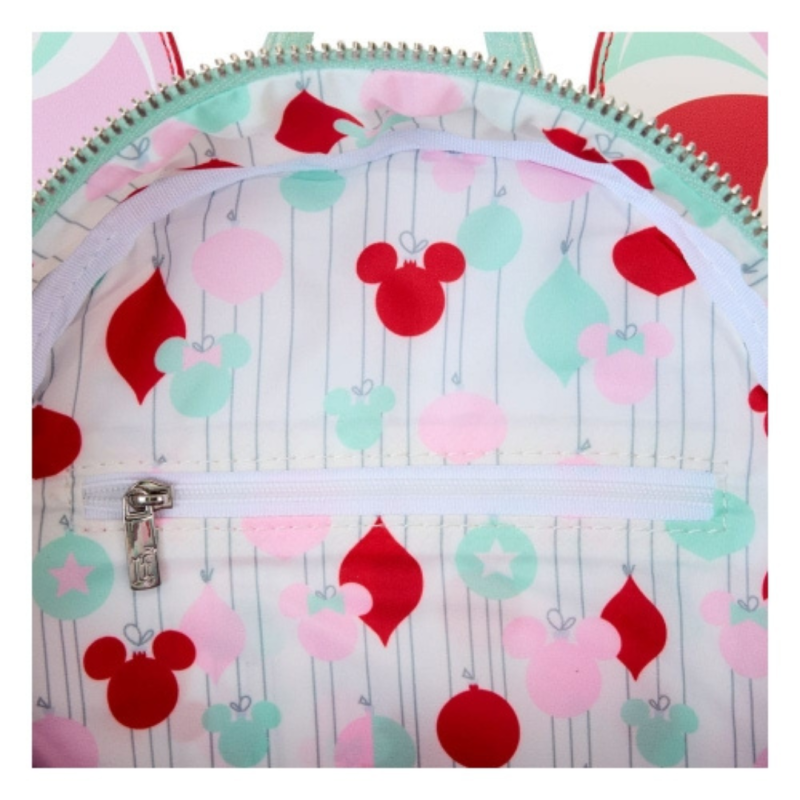 Sac à dos Holiday pepermint ornements Minnie Mouse LOUNGEFLY