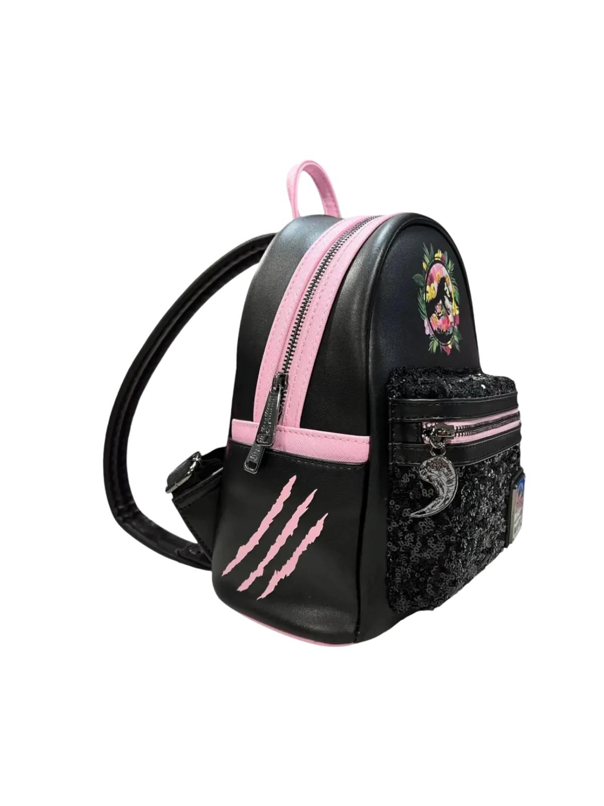 Sac à dos Jurassic Park Sequin Pink Floral Loungefly
