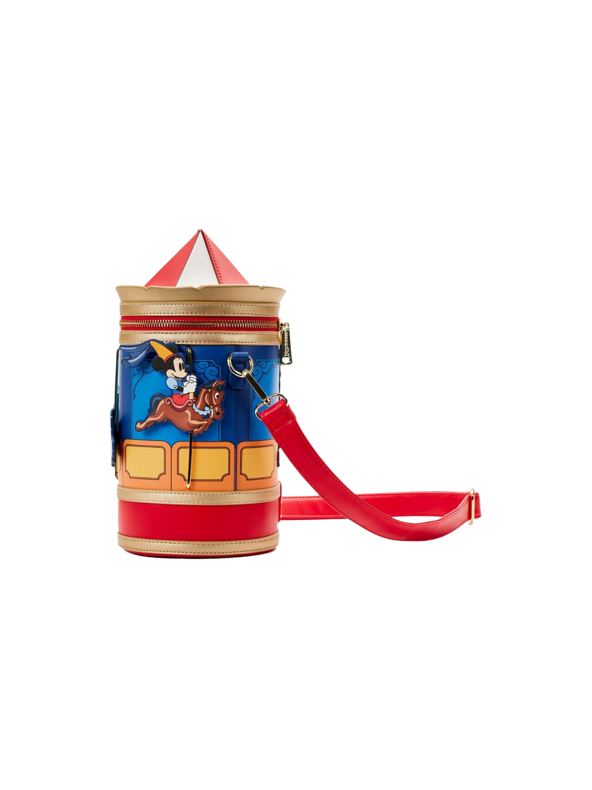 Sac Bandoulière Carrousel Mickey Minnie Brave Little Tailor Loungefly