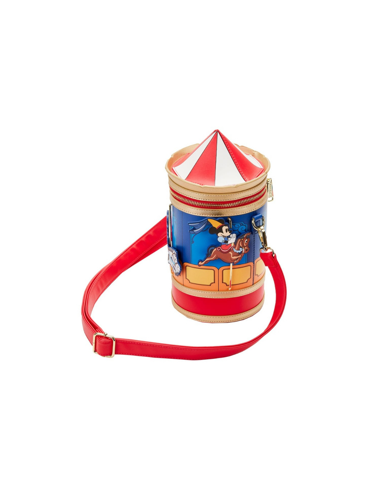 Sac Bandoulière Carrousel Mickey Minnie Brave Little Tailor Loungefly