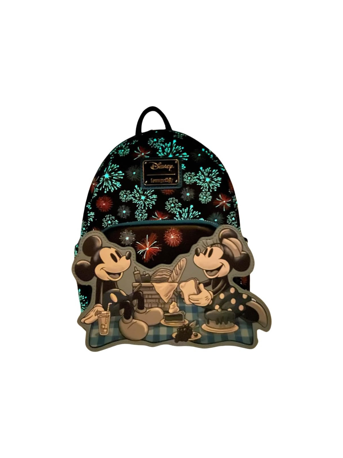 Sac à dos Firework summertime picnic Mickey Mouse LOUNGEFLY