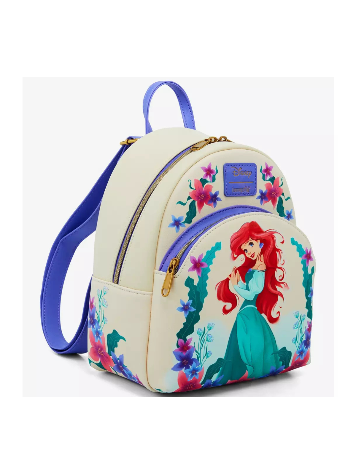 Sac à dos Ariel Sea flowers La petite sirène LOUNGEFLY
