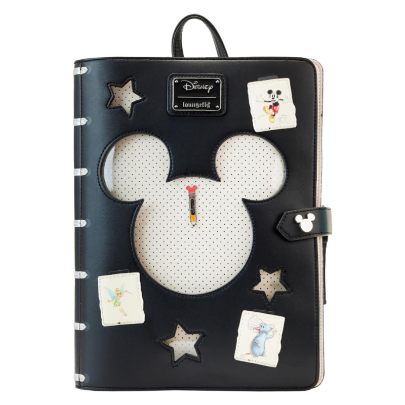 Sac à dos Sketchbook Pin trader 100ème Anniversaire Disney LOUNGEFLY