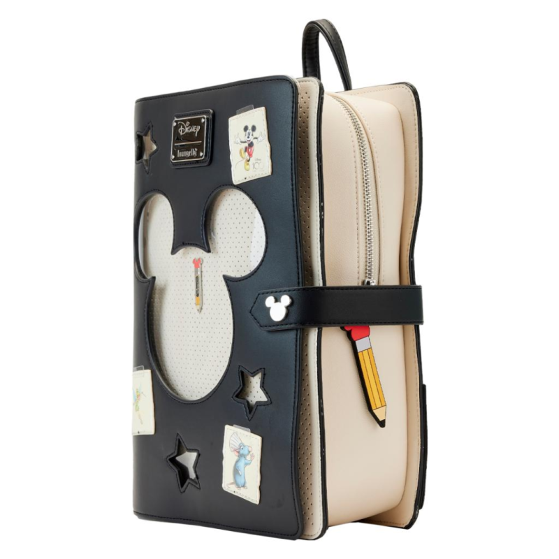 Sac à dos Sketchbook Pin trader 100ème Anniversaire Disney LOUNGEFLY
