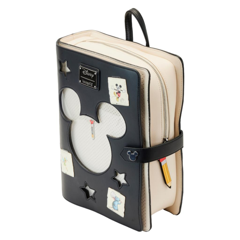 Sac à dos Sketchbook Pin trader 100ème Anniversaire Disney LOUNGEFLY