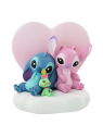 Figurine Stitch & Angel Cœur Lumineux Disney 6014914