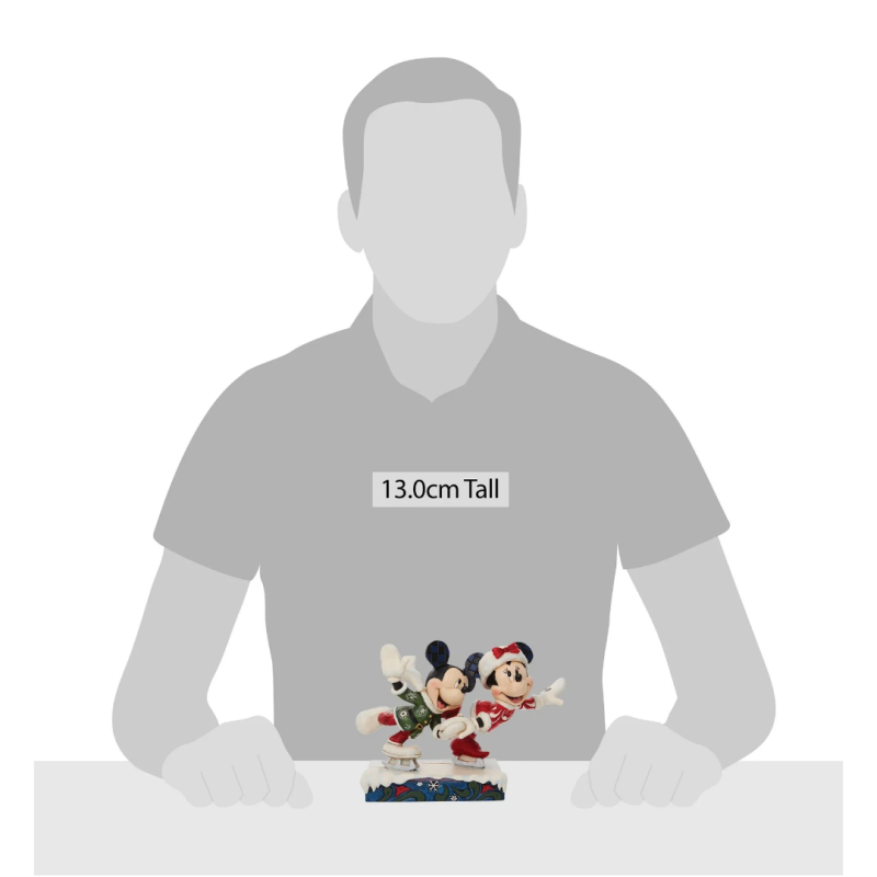 Figurine Mickey et Minnie Patin à glace Disney Traditions 6010871