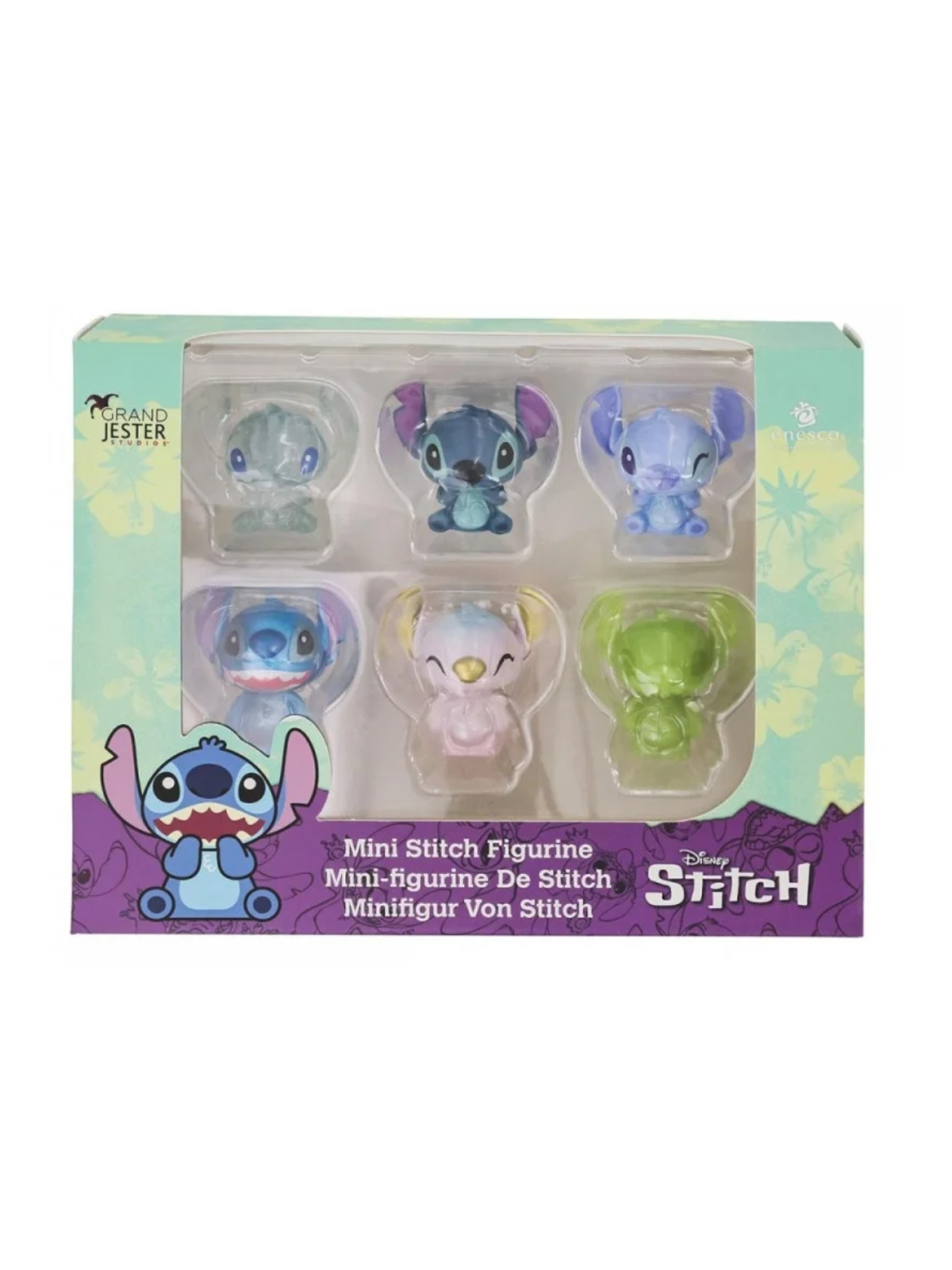 Set 6 Mini figurines Stitch Disney Grand Jester studio 6016217