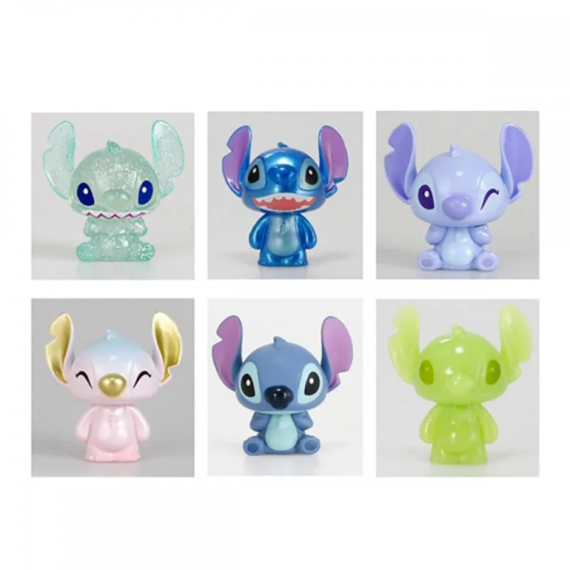 Set 6 Mini figurines Stitch Disney Grand Jester studio 6016217