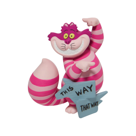 Figurine Cheshire "Par ici" Alice au Pays des Merveilles Disney Showcase 6008699