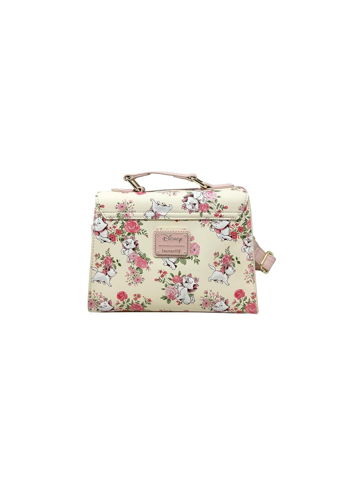 Sac à bandoulière  Disney The Aristocats Marie AOP Floral Print Crossbody Satchel Handbag Purse Loungefly