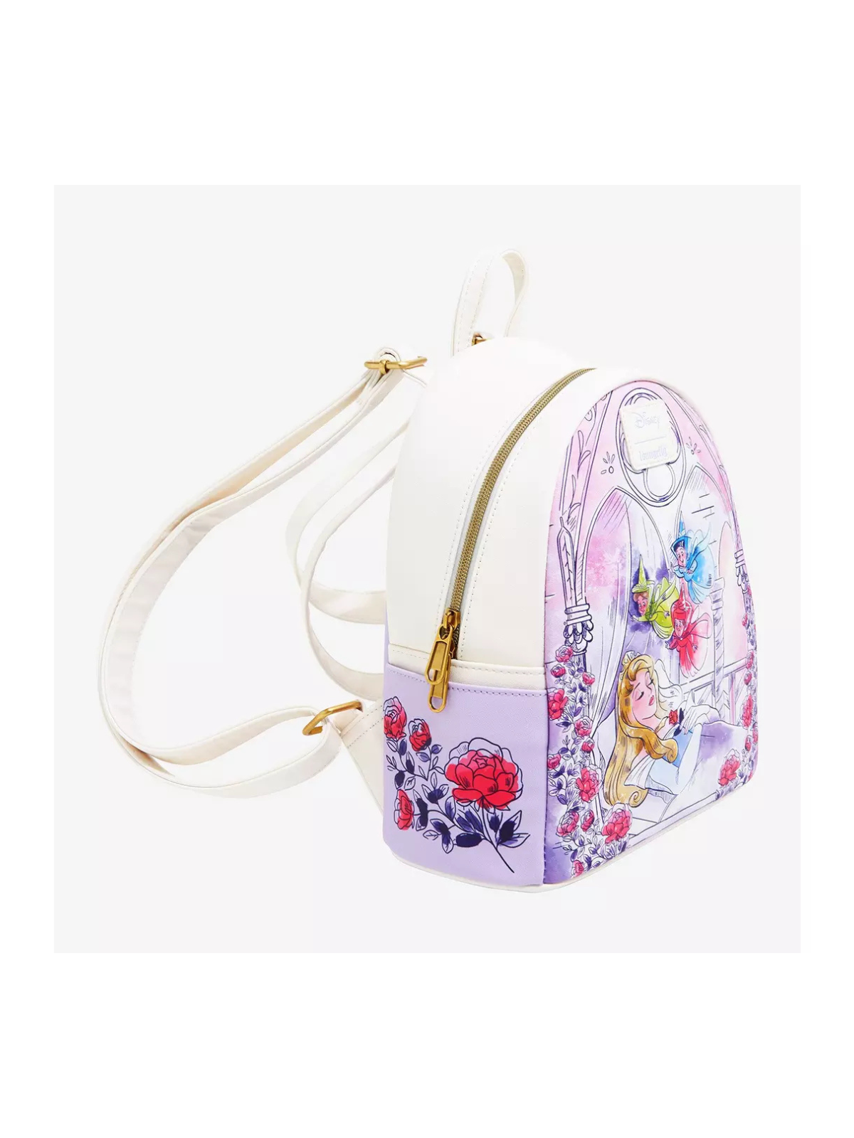 Sac à dos Flowers and three good fairies La belle au bois dormant LOUNGEFLY