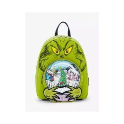 Sac à dos Snowglobe stole christmas The Grinch LOUNGEFLY