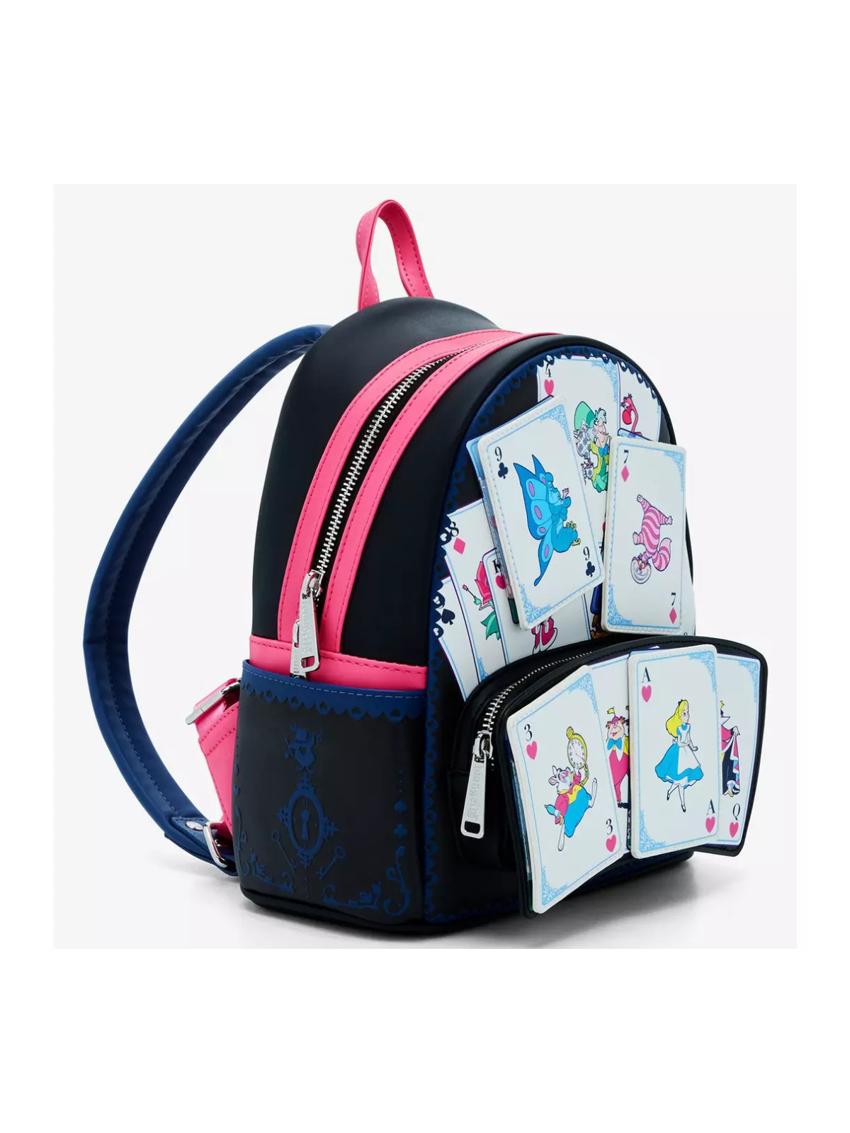 Sac à dos character playing cards Alice au pays des merveilles LOUNGEFLY
