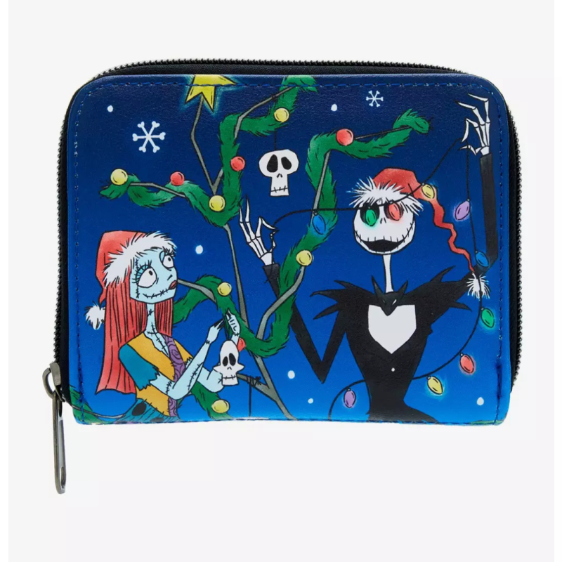 Portefeuille Jack & Sally Holiday decorating L'étrange noël de Mr Jack LOUNGEFLY