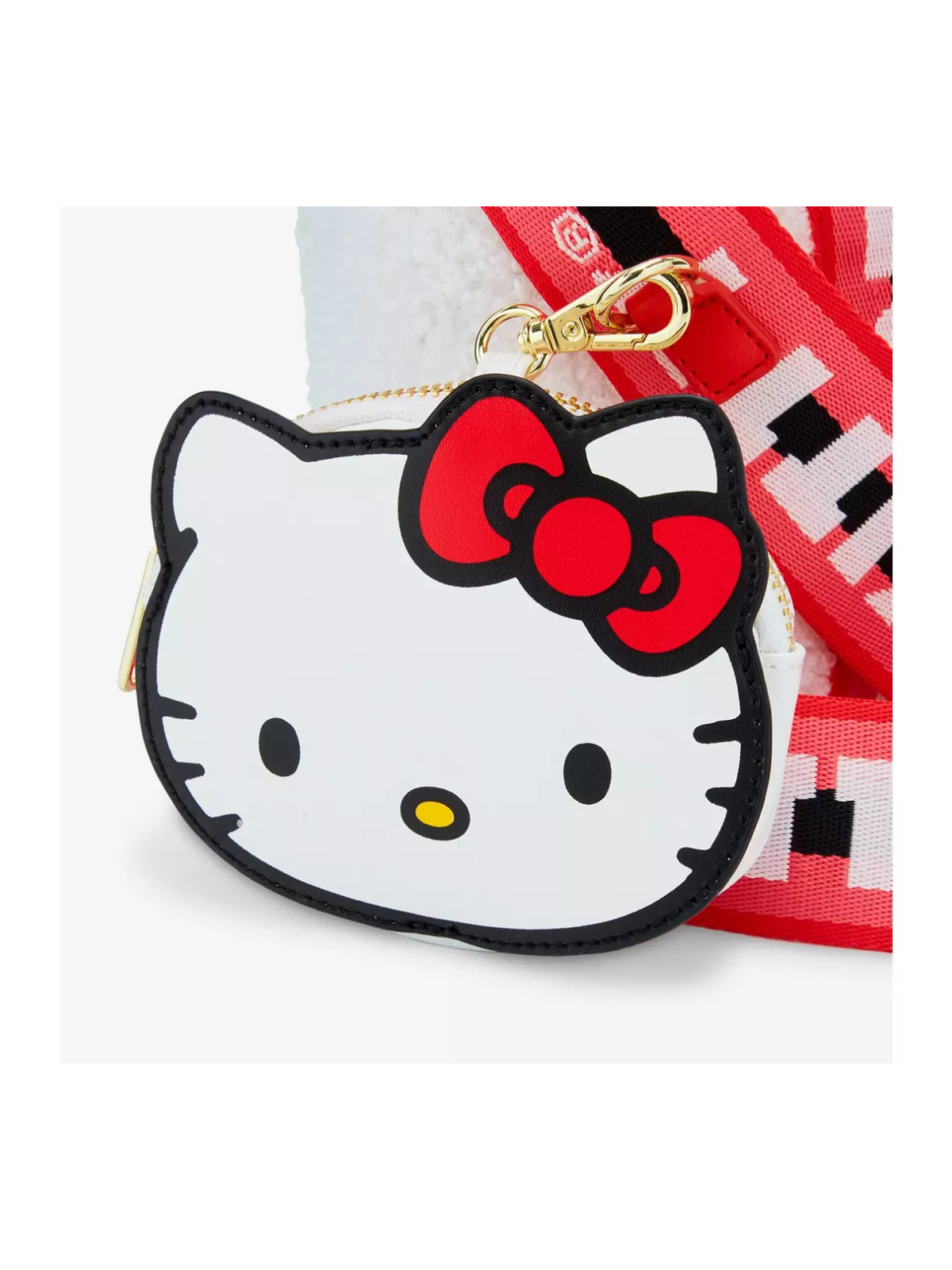 Sac à bandoulière Sherpa tote with coin purse Hello Kitty LOUNGEFLY
