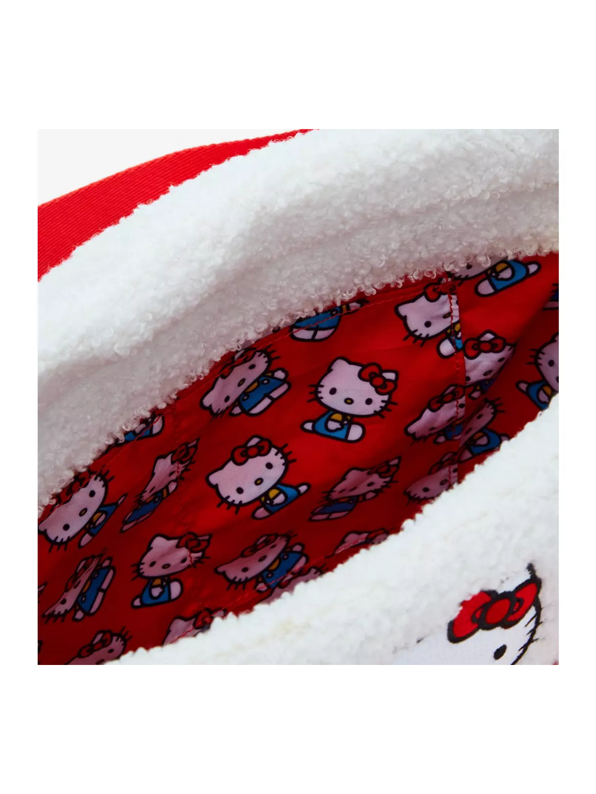 Sac à bandoulière Sherpa tote with coin purse Hello Kitty LOUNGEFLY