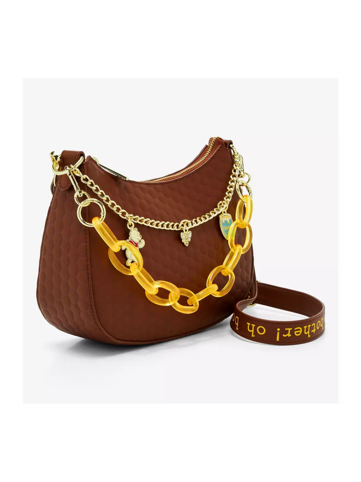 Sac à bandoulière Honeycomb Winnie l'ourson LOUNGEFLY