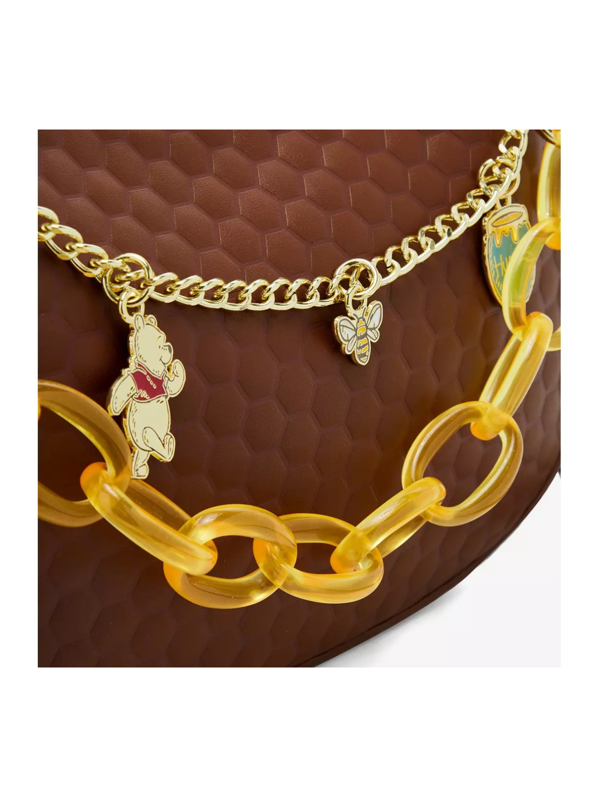 Sac à bandoulière Honeycomb Winnie l'ourson LOUNGEFLY