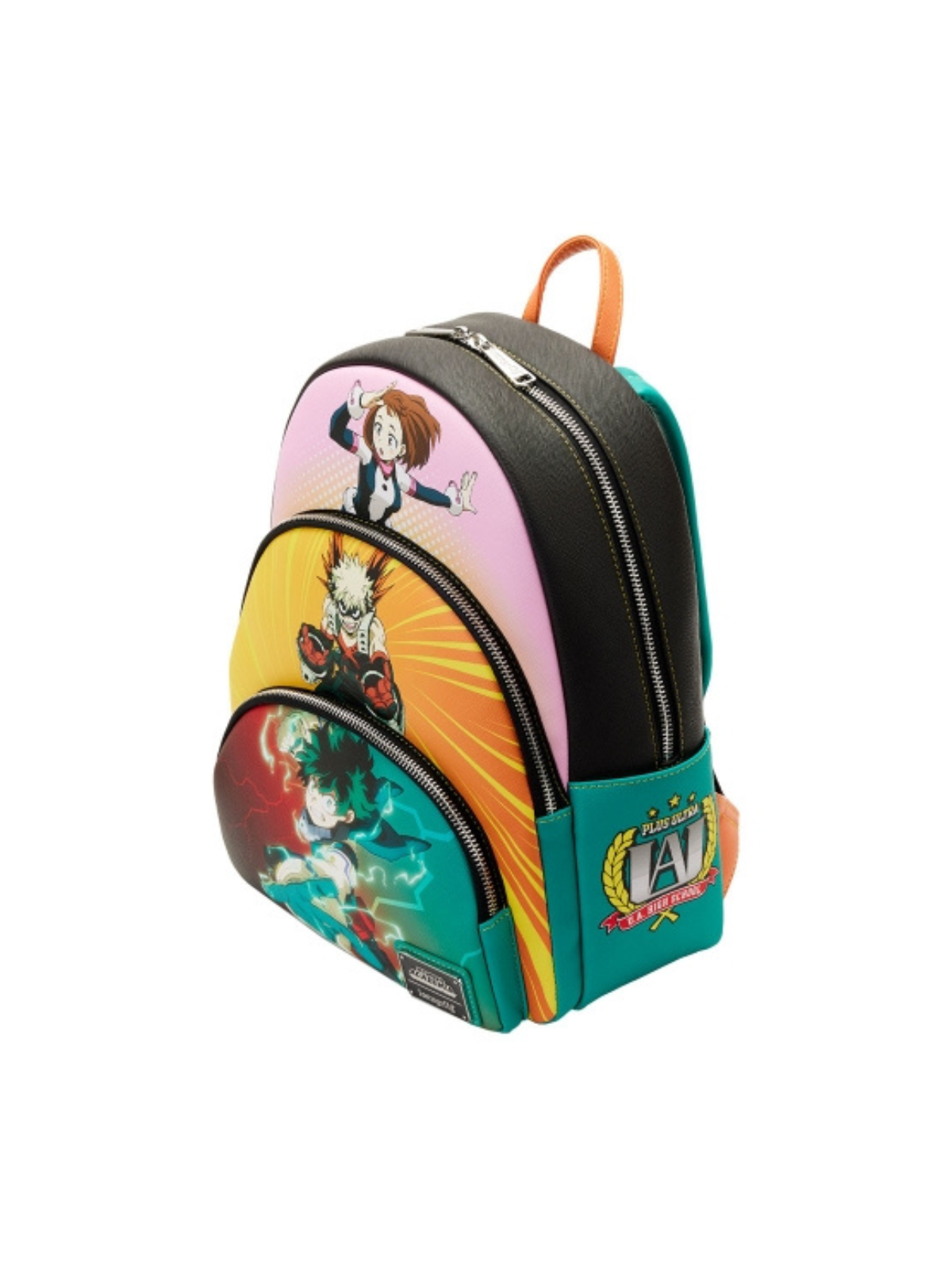 Sac à dos Deku triple pocket scène My héro academia LOUNGEFLY