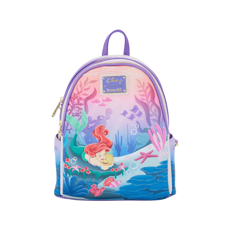 Sac à dos La Petite Sirène et Polochon LOUNGEFLY
