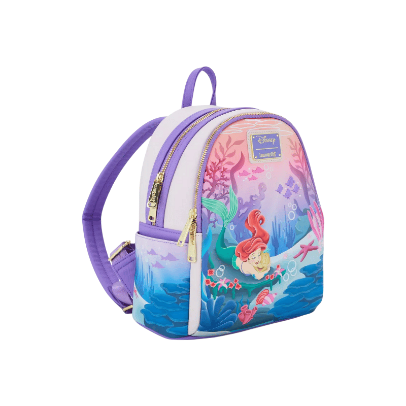 Sac à dos La Petite Sirène et Polochon LOUNGEFLY