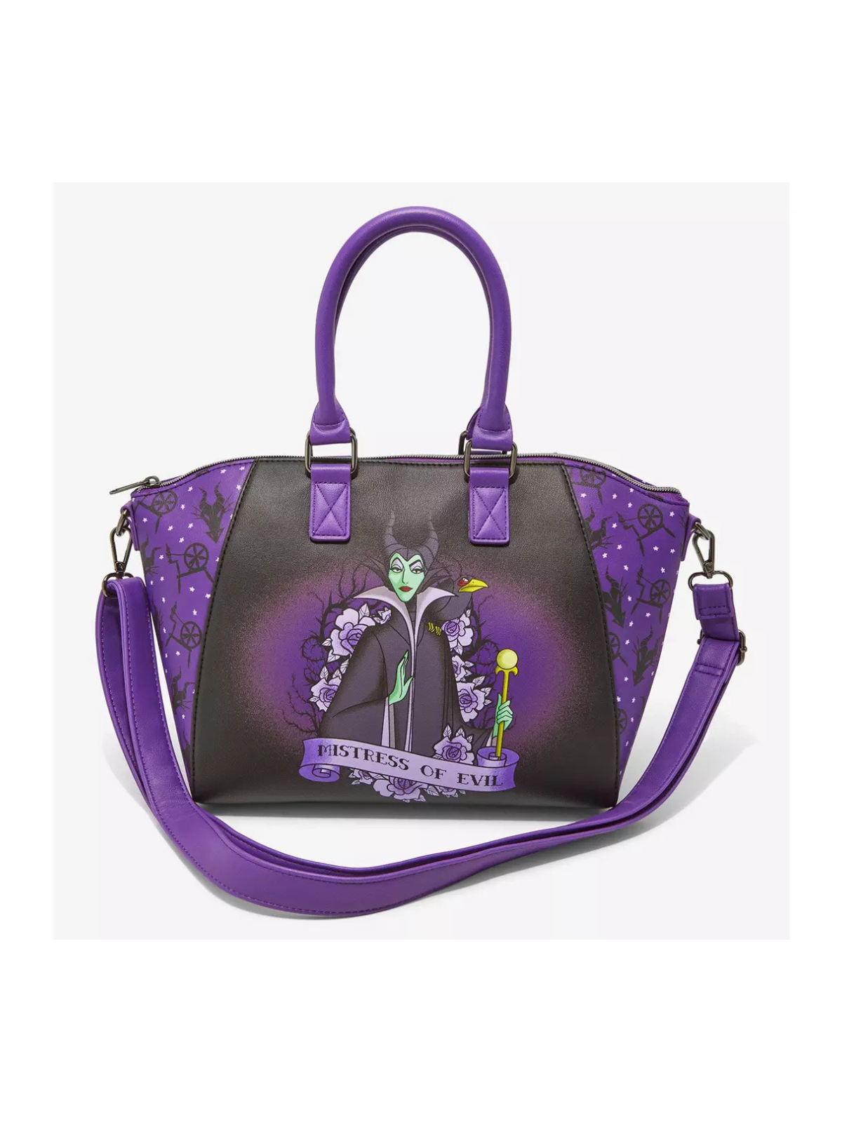 Sac à bandoulière Mistress of evil Maléfique La belle au bois dormant LOUNGEFLY