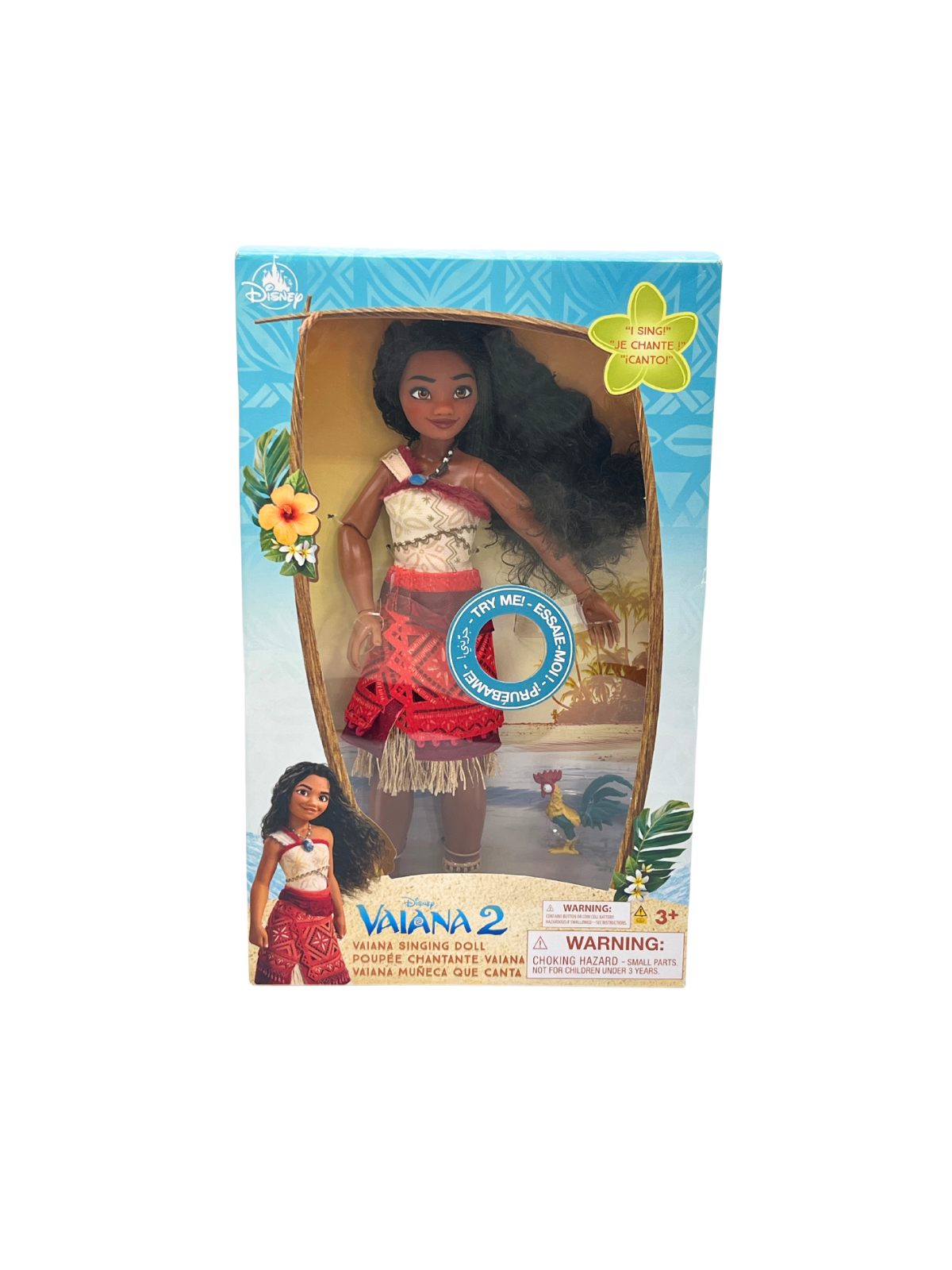 Poupée Chantante Vaiana Disneyland Paris