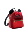 Sac à dos Burgundy velvet bow Minnie Mouse LOUNGEFLY