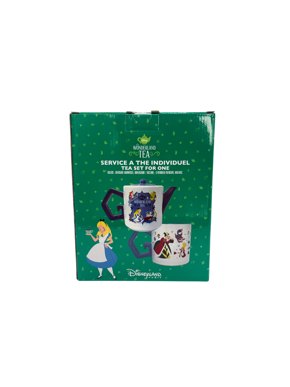 Service à thé Alice au Pays des Merveilles Disneyland Paris