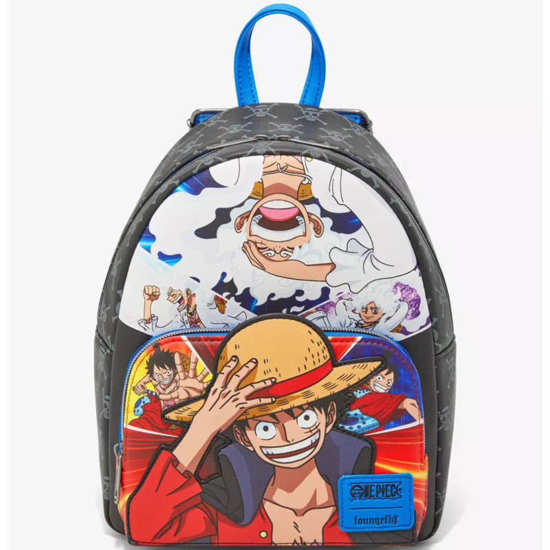 Sac à dos Luffy collage One Piece LOUNGEFLY