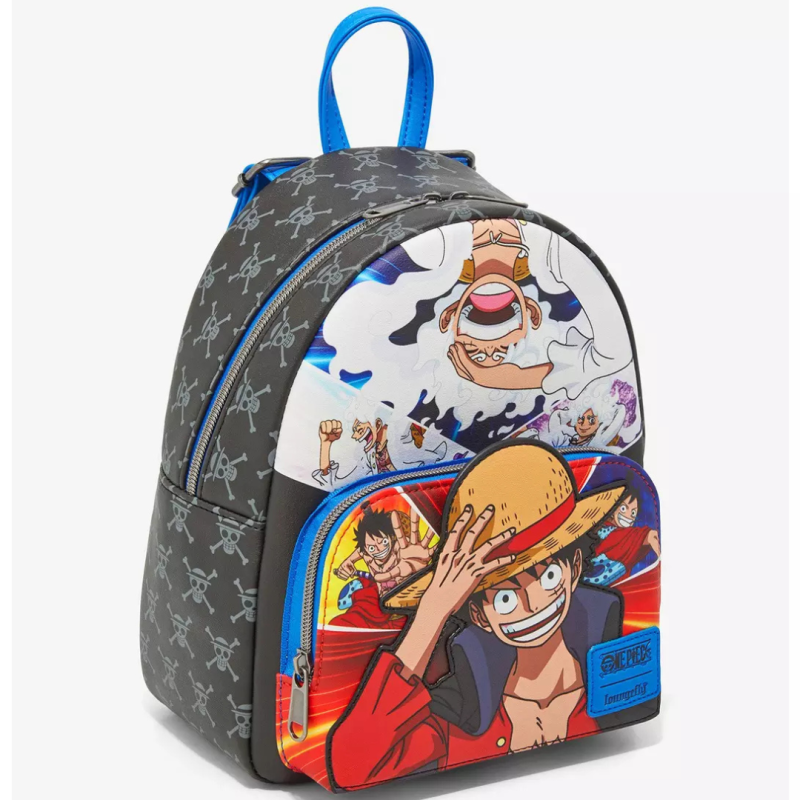 Sac à dos Luffy collage One Piece LOUNGEFLY